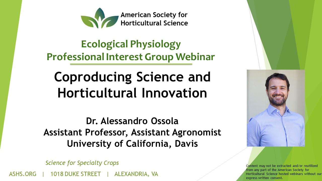 ASHS webinar 2024